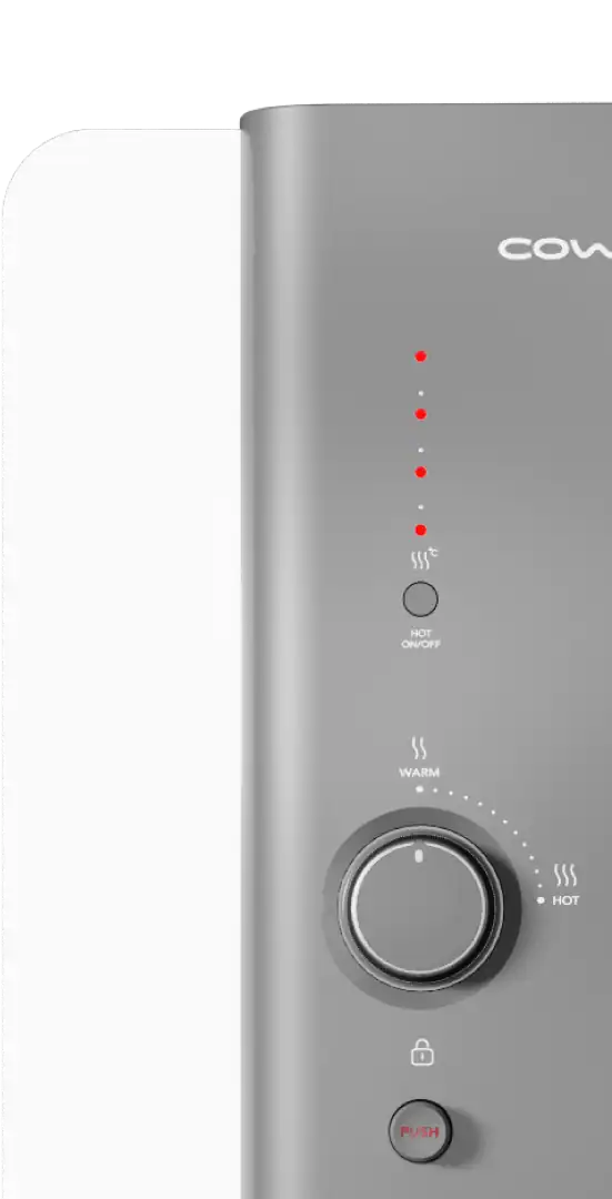 Coway Villaem 2 - front left view villaem2 best hot water dispenser